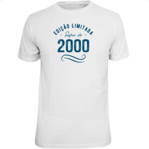Camiseta Unissex Ano de safra 2000