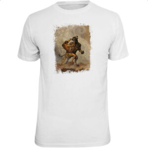 Camiseta Unissex Mitologia Teseu vs Minotauro 03