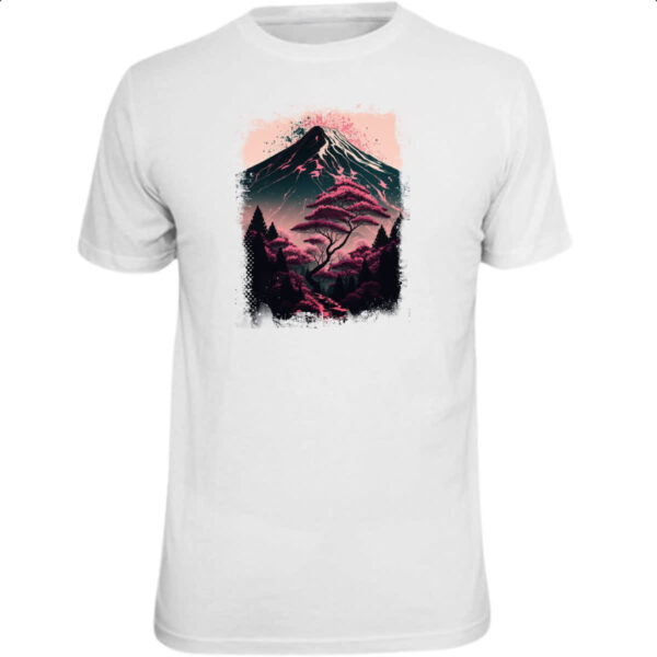 Camiseta Unissex Montanha Fugi Japao 4