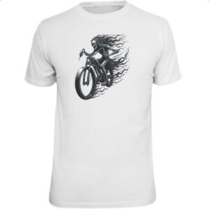 Camiseta Unissex Morte motociclista