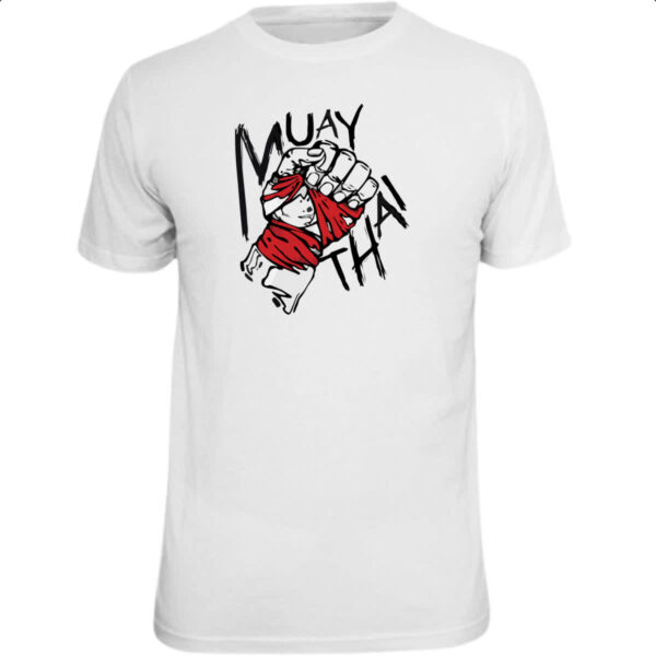Camiseta Unissex Muay Thai bandagem