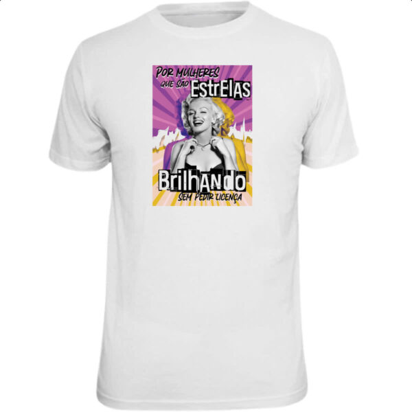 Camiseta Unissex Mulher brilhando