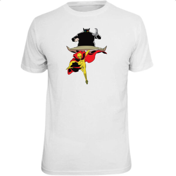 Camiseta Unissex Nostalgia Fantomas e Dr Zero