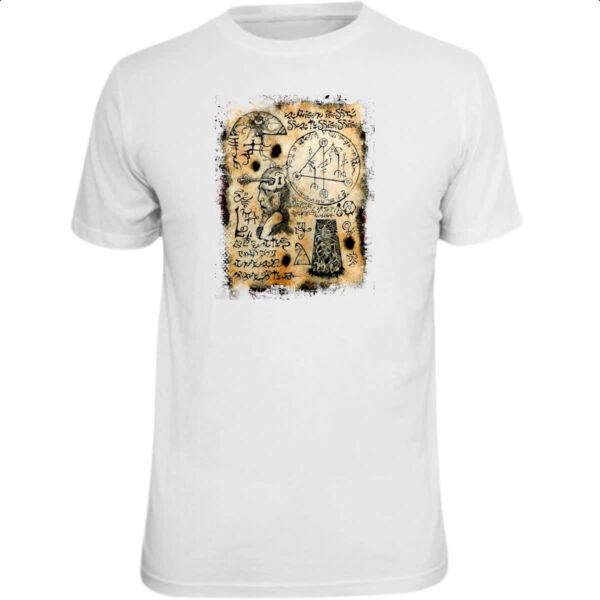 Camiseta Unissex Necronomicon Fragmento Yog Sothoth
