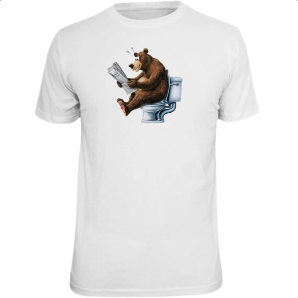 Camiseta Unissex Urso na sala de forca