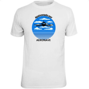 Camiseta Unissex Apaixonado por aeronave