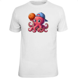 Camiseta Unissex Octopus basquete