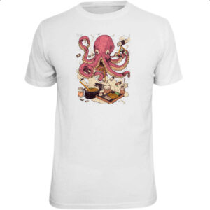 Camiseta Unissex Octopus cozinheiro