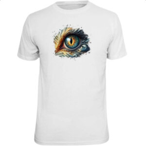 Camiseta Unissex Olho de dragao watercolor