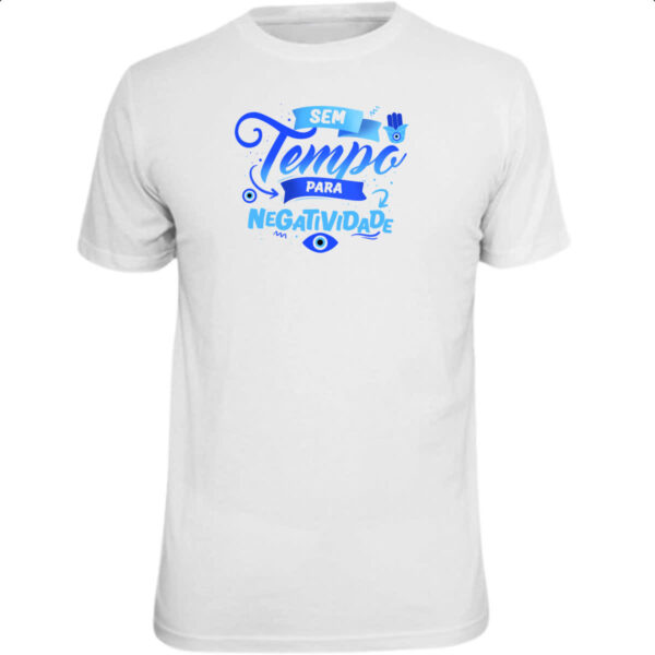 Camiseta Unissex Olho grego tempo negatividade
