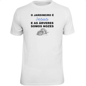 Camiseta Unissex O Jardineiro e Jesus