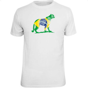 Camiseta Unissex Onca Pintada Fauna Brasil