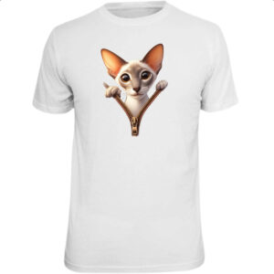 Camiseta Unissex Oriental Shorthair no ziper
