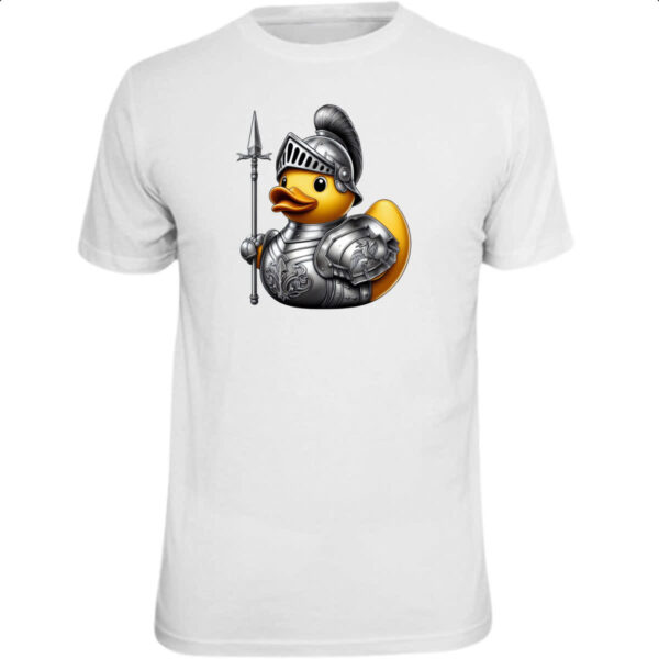 Camiseta Unissex Patinho de borracha Cavaleiro
