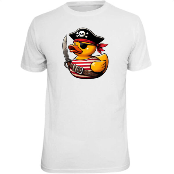 Camiseta Unissex Patinho de borracha Pirata
