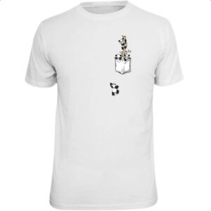 Camiseta Unissex Panda bambu no bolso