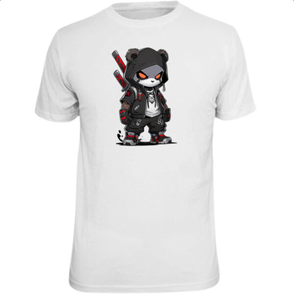 Camiseta Unissex Panda chibi ninja