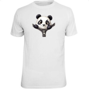 Camiseta Unissex Panda no ziper