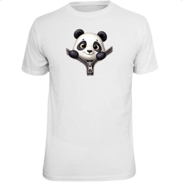 Camiseta Unissex Panda no ziper