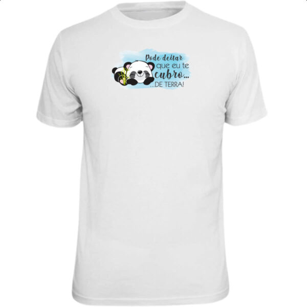 Camiseta Unissex Panda pode deitar