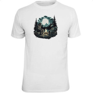 Camiseta Unissex Pe Grande Acampamento Alien