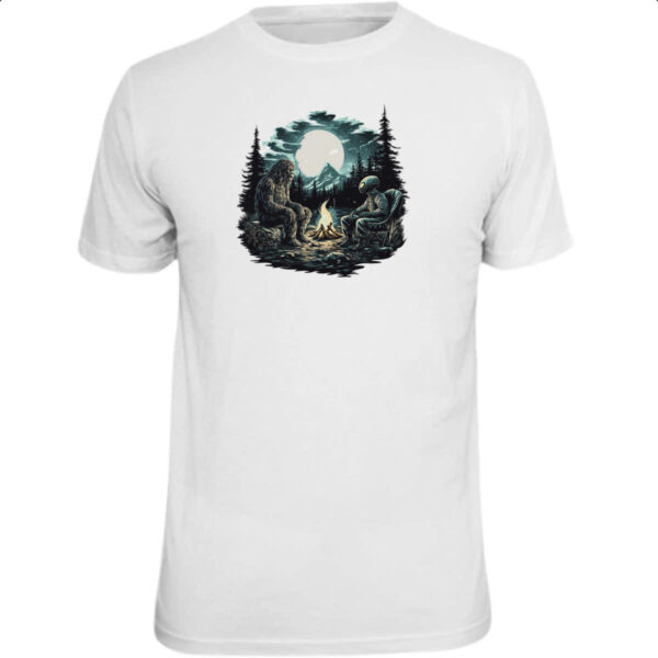 Camiseta Unissex Pe Grande Acampamento Alien