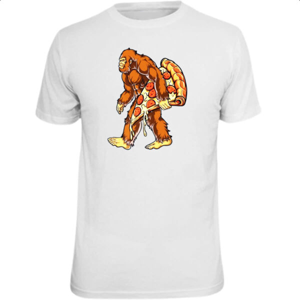 Camiseta Unissex Pe grande com fatia de pizza