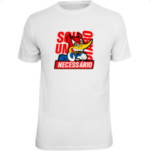 Camiseta Unissex Pica Pau - Sou um diabo necessario