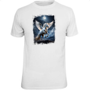 Camiseta Unissex Pegasus ao luar