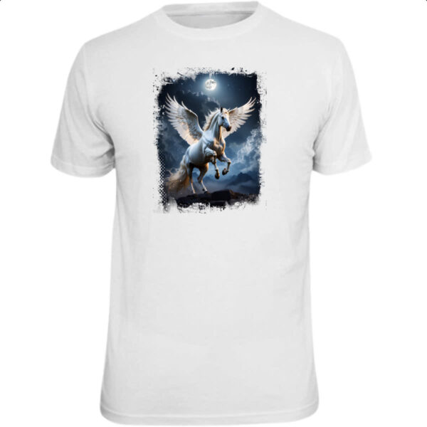 Camiseta Unissex Pegasus ao luar