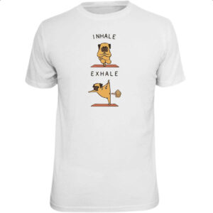 Camiseta Unissex Pug Yoga
