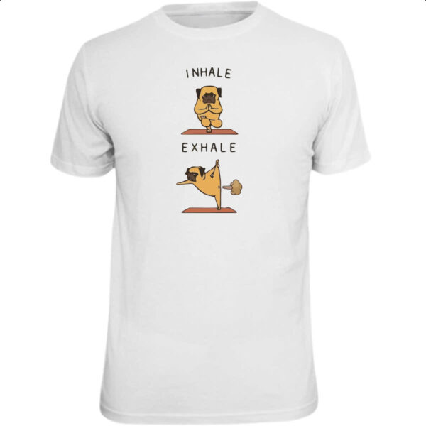 Camiseta Unissex Pug Yoga