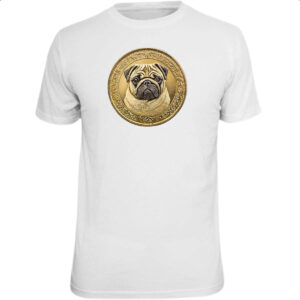 Camiseta Unissex Pug coin