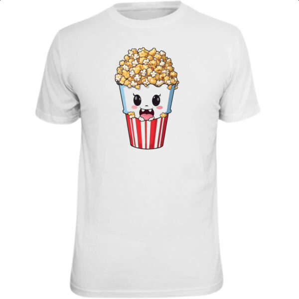 Camiseta Unissex Pipoca cinema feliz