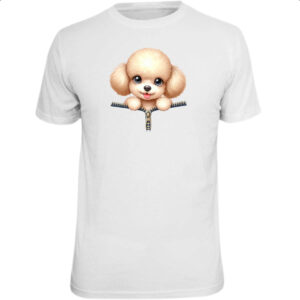 Camiseta Unissex Poodle no Ziper