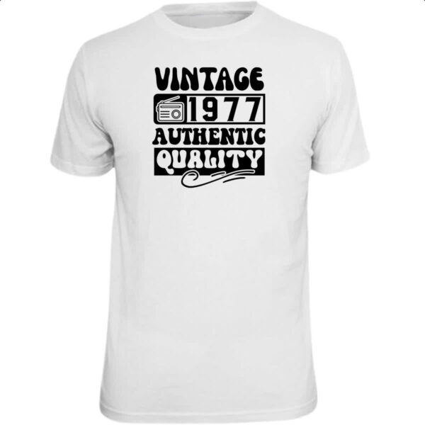 Camiseta Unissex Radio Vintage 1977