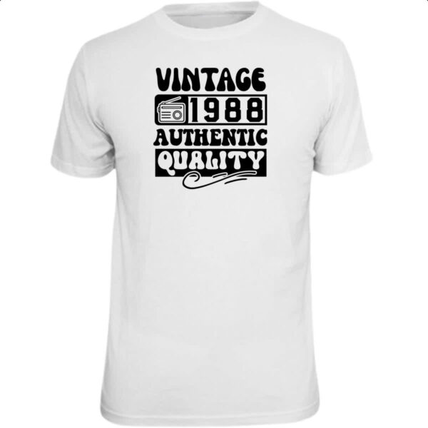 Camiseta Unissex Radio Vintage 1988