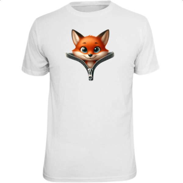 Camiseta Unissex Raposa no ziper