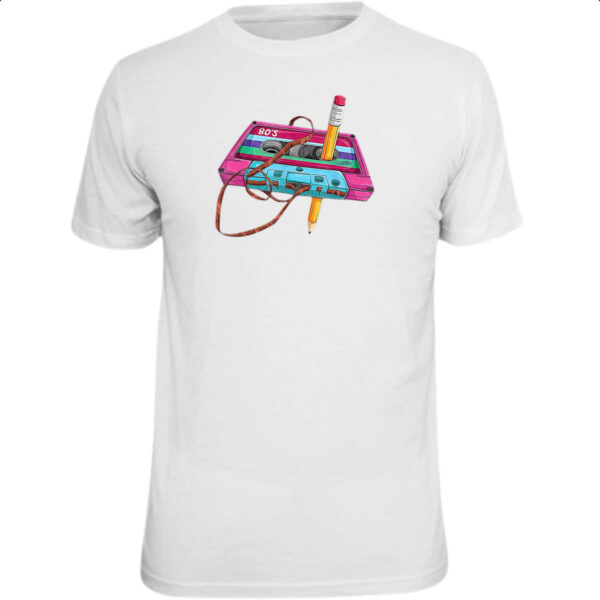 Camiseta Unissex Rebobinador fita K7 raiz