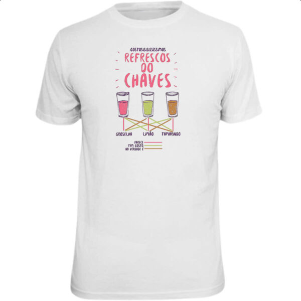 Camiseta Unissex Refrescos do chaves