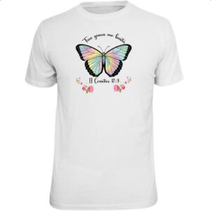 Camiseta Unissex Religiosa sua graca me basta