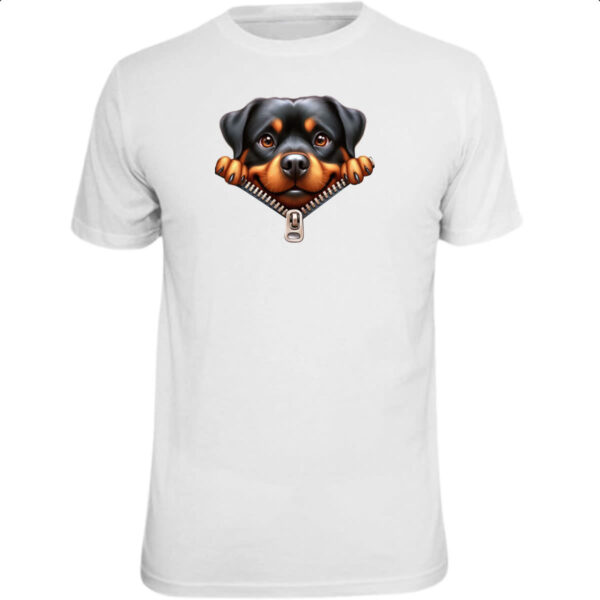 Camiseta Unissex Rottweiler no Ziper