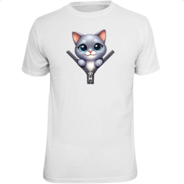 Camiseta Unissex Russian Blue no ziper