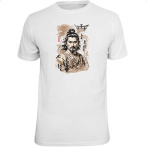 Camiseta Unissex Samurai japan art grafite