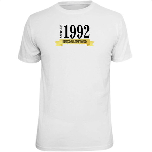 Camiseta Unissex Safra de 1992