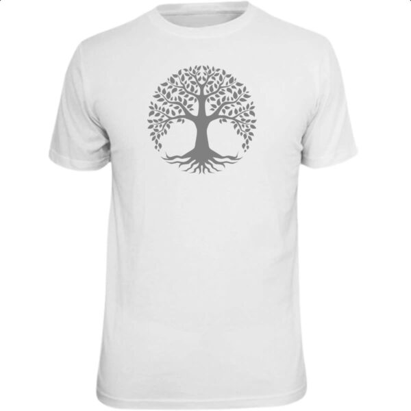 Camiseta Unissex Arvore da vida cinza