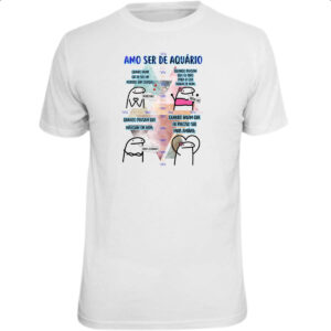 Camiseta Unissex Signo Amo ser de Aquario