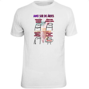 Camiseta Unissex Signo Amo ser de Aries