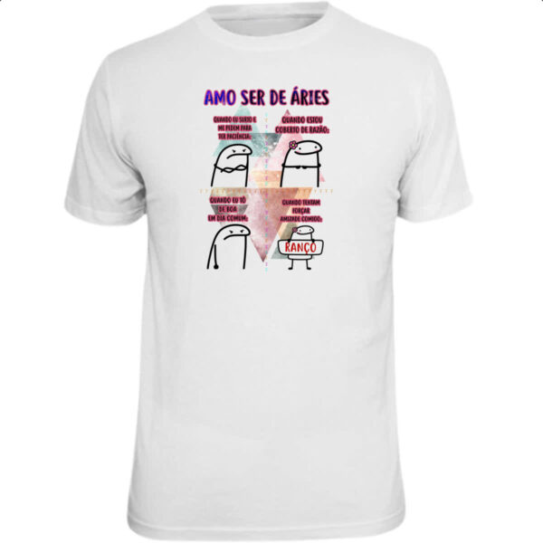 Camiseta Unissex Signo Amo ser de Aries
