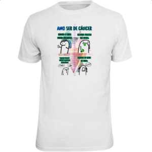 Camiseta Unissex Signo Amo ser de Cancer
